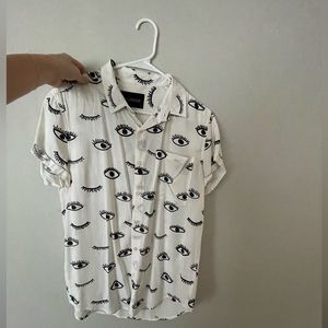 WILDFANG button town blouse